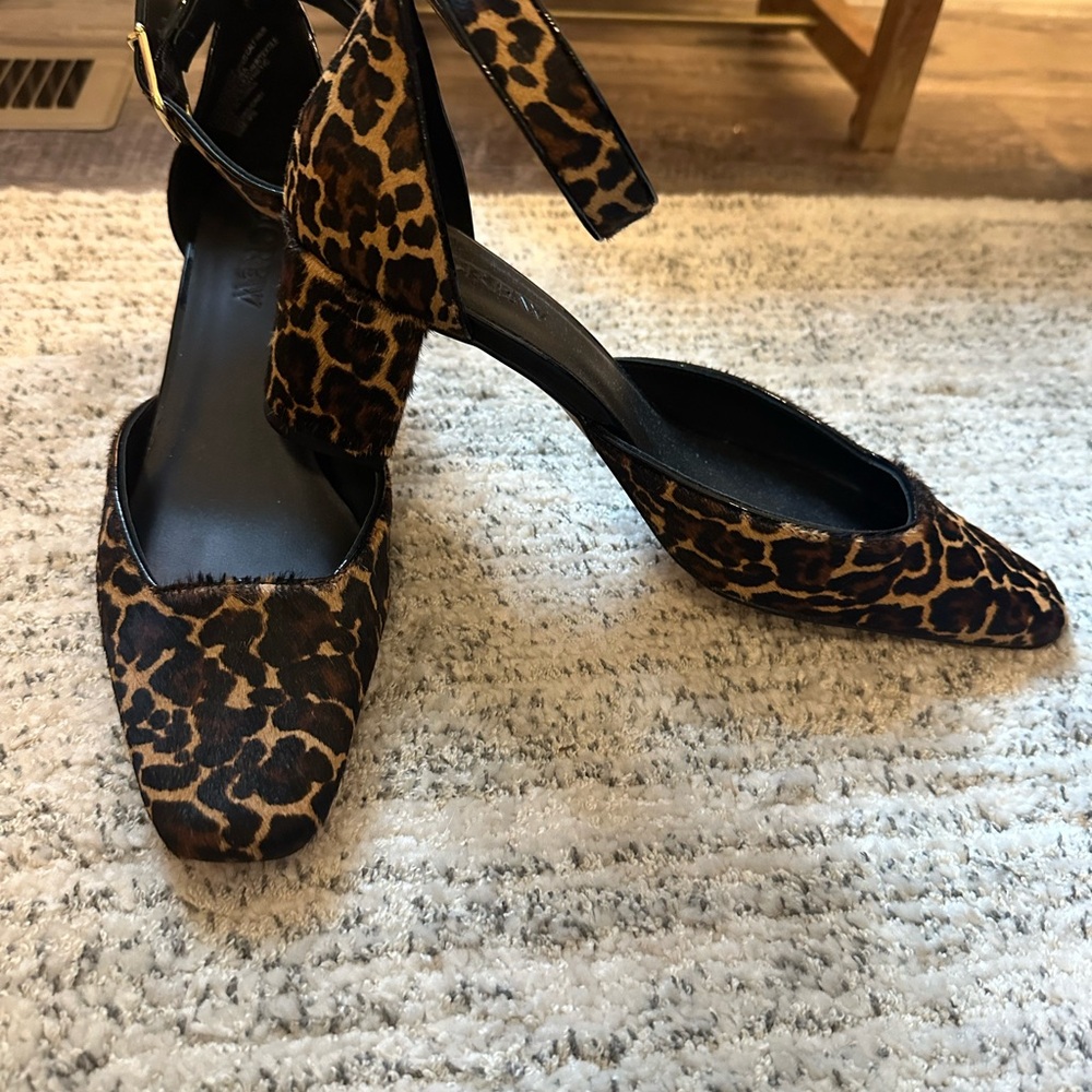 J. Crew Animal Print Block Heels